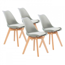 NapiKütyü Kényelmes szürke étkezőszék párnával, modern design - ModernHome bútor
