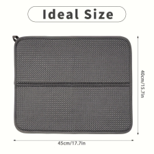 NapiKütyü Ultra-nedvszívó mikroszálas edényszárító szőnyeg konyhai eszköz