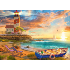 Naplemente a világítótoronynál puzzle 1000 darabos puzzle, kirakós