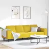  Nappali Kanapé Sárga 250 x 77 x 76 cm