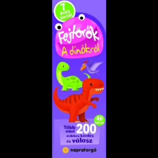 NAPRAFORGO Fejtörők - A dinókról 7 éves kortól oktatójáték