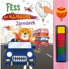 Napraforgó Kiadó Fess az ujjaddal - Járművek