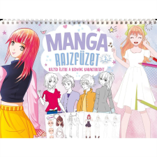 Napraforgó Kiadó Manga rajzfüzet 2. kreatív és készségfejlesztő