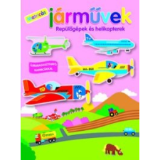 Napraforgó Kiadó Matricás járművek - Repülőgépek és helikopterek gyermek- és ifjúsági könyv
