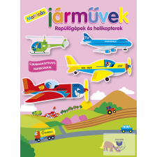 Napraforgó Kiadó Matricás járművek - repülők és helikopterek gyermek- és ifjúsági könyv