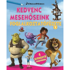 Napraforgó Könyvkiadó Kedvenc mesehőseink foglalkoztatófüzete 1. -  Home, Shrek, Madagaszkár gyermek- és ifjúsági könyv