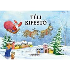 Napraforgó Könyvkiadó Téli kifestő gyermek- és ifjúsági könyv