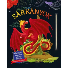 Napraforgó Rejtőzködő sárkányok - kifestőfüzet kaparós és színezős oldalakkal (5999564963324) (5999564963324) kreatív és készségfejlesztő