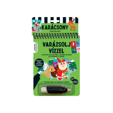 Napraforgó Varázsolj vízzel kifestőfüzet - Karácsony kreatív és készségfejlesztő