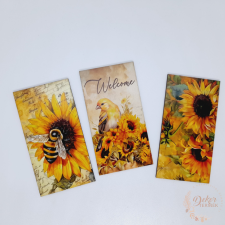  Napraforgós táblák dekorációs kellék