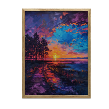 NAPRANYULÓ FALI PLAKÁT KERET NÉLKÜL 40x50 CM MATT PAPÍR grafika, keretezett kép