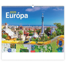  Naptár, fali, TOPTIMER, "Európa" naptár, kalendárium