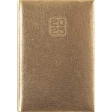  Naptár, tervező, B6, heti, DAYLINER, "Mirror", arany naptár, kalendárium