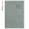  Naptár, tervező, B6, heti, DAYLINER "Square", szürkéskék