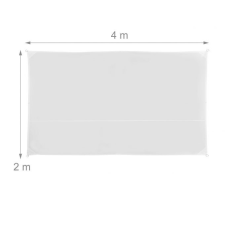 Napvitorla árnyékoló téglalap alakú, fehér 200x400 cm 10026350_200400 kerti bútor