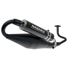 Naraku Crossover fekete karbon kipufogó Naraku Kipufogó és alkatrészei Kipufogó Robogó kipufogó (tuning) egyéb motorkerékpár alkatrész