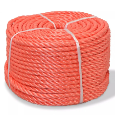  Narancssárga polipropilén sodrott kötél 12 mm 100 m kábel és adapter