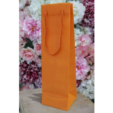 Narancssárga textil ajándéktáska 36cm ajándéktasak