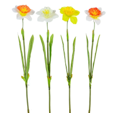  Nárcisz szálas M45cm mix 48db/# dekorációs kellék