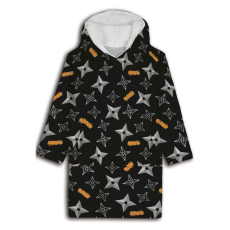 Naruto Shuriken belebújós plüss polár pulóver, poncsó 7-14 év