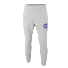 Nasa Insignia nagyméretű pamut melegítő nadrág - melírszürke férfi edzőruha