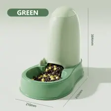  Nasi Torony kisállat automata etető - 3,8L - Zöld kutyatál