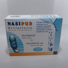  Nasipur orröblítő készülék+orröblítő só 30db 1 db gyógyhatású készítmény