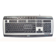 Natec Barracuda USB Slim Billentyűzet - Angol (US) (NKL-0876) billentyűzet