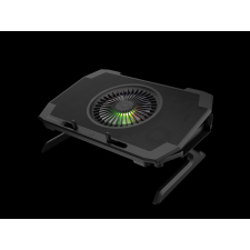 Natec Genesis Oxid 850 RGB 17.3" laptop hűtőpad - Fekete laptop kellék
