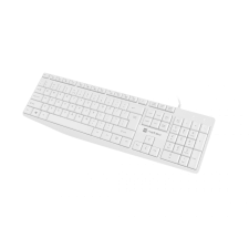 Natec Nautilus USB Slim Billentyűzet Fehér - Angol (US) (NKL-1951) billentyűzet