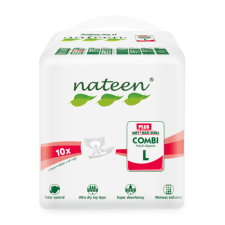 Nateen COMBI PLUS eldobható felnőtt pelenka L 2850 ml 10X gyógyászati segédeszköz