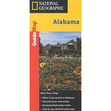 NATIONAL GEOGRAPHIC Alabama térkép - National Geographic térkép