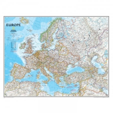 NATIONAL GEOGRAPHIC Európa falitérkép fóliázott National Geographic 117x92 térkép