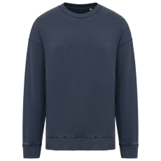 Native Spirit Native Spirit NS447 UNISEX WASHED EFFECT OVERSIZE ROUND NECK SWEATSHIRT S