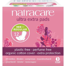  Natracare Bio Egészségügyi Szárnyas Betét Ultra Extra Normál 12 db intim higiénia