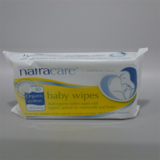  Natracare bio pamut baba törlőkendő 50 db intim higiénia