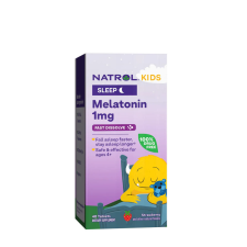 Natrol Melatonin Gyerekeknek (40 Tabletta, Eper) vitamin és táplálékkiegészítő