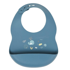 Nattou előke szilikon printed infinity blue előke