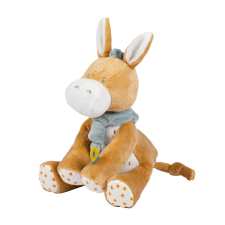 Nattou játék plüss 30cm Felix and Leo - Leo, a szamár bébiplüss
