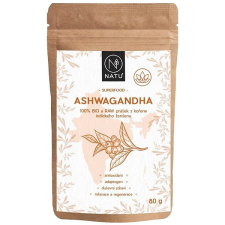 NATU Ashwagandha BIO por, 80 g vitamin és táplálékkiegészítő
