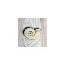 Natúr fa csiga, mérete: 4,7x3,2 cm dekorációs kellék