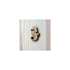 Natúr fa csikóhal, mérete: 2x3 cm dekorációs kellék
