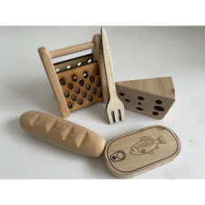  Natúr fa játék  - Reggeli szett 1 konyhakészlet