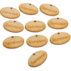  Natúr fa ovál tábla Tanár néninek 4cm 10db-os