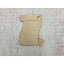  Natúr fa - Pergamen 8,5cm dekorációs kellék