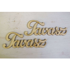 Natúr fa "Tavasz" felirat 15cm 2db/csomag dekorációs kellék