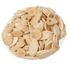  Natúr ovális,kerek fa szeletek vegyes 2-6cm 0,5kg dekorációs kellék