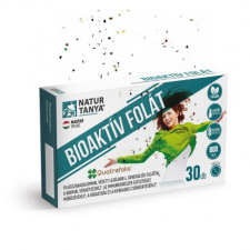 Natur Tanya® BIOAKTÍV FOLÁT – Világszabadalommal védett legújabb 4. generációs Quatrefolic® folát! vitamin és táplálékkiegészítő