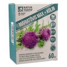 Natur Tanya máriatövis max+kolin tabletta 60db vitamin és táplálékkiegészítő