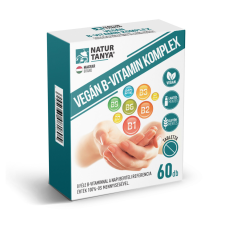 Natur Tanya Natur Tanya vegán b-vitamin komplex tabletta 60 db vitamin és táplálékkiegészítő